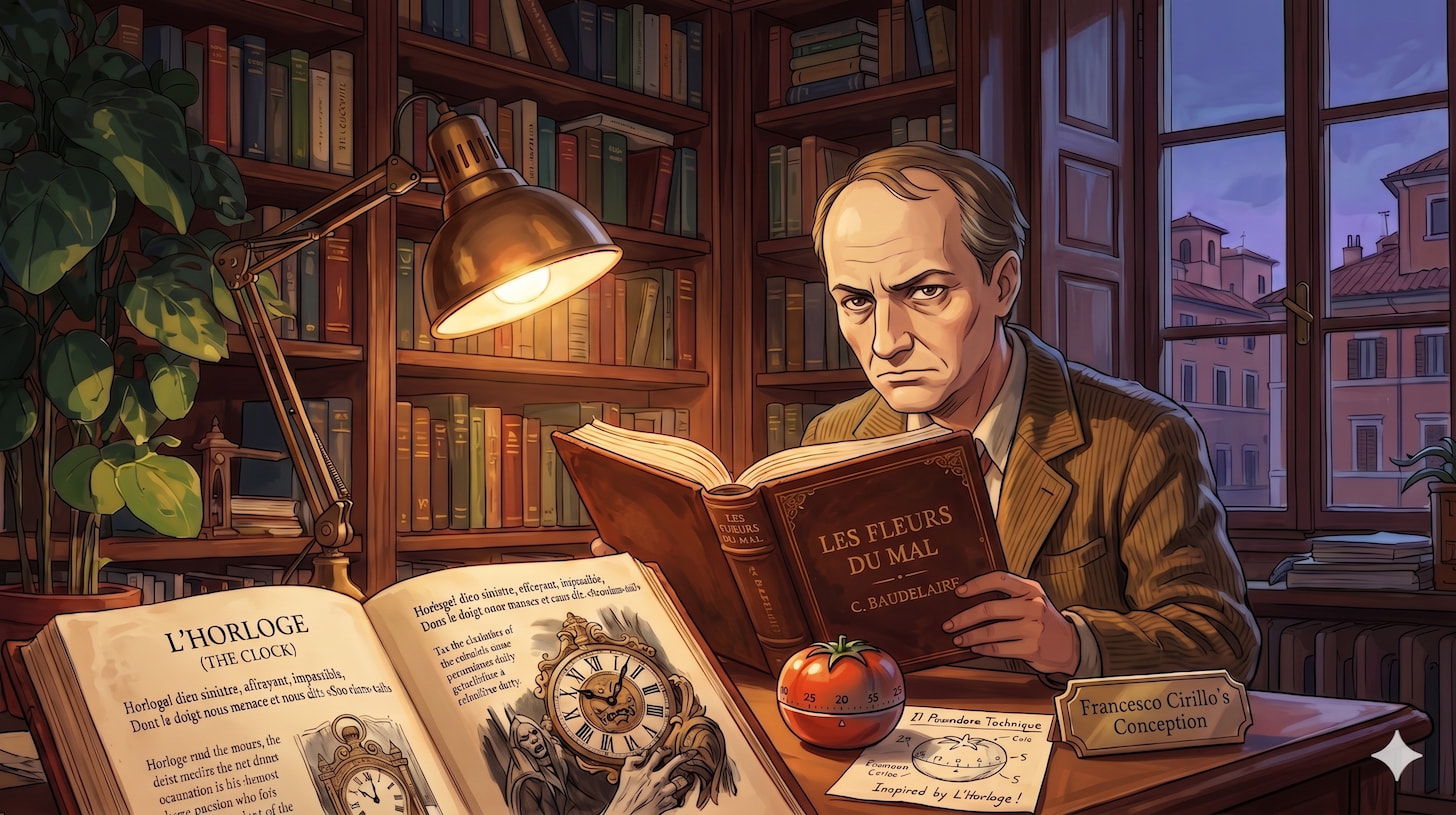 Baudelaire's "The Clock": The Poem That Inspired the Pomodoro Technique